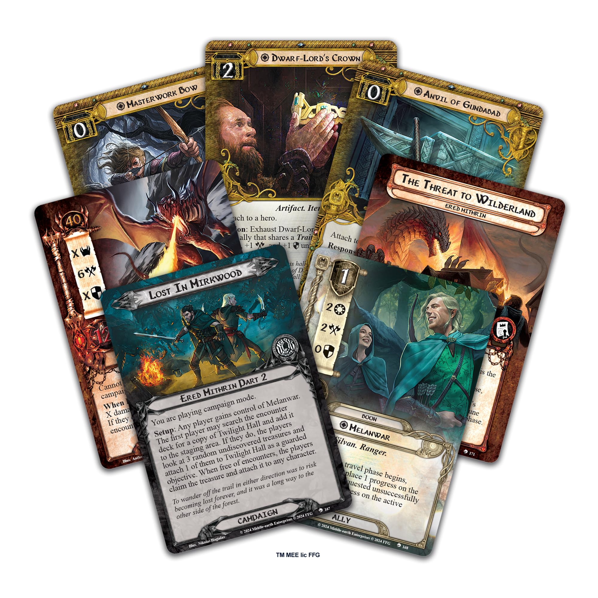 Foto 3 pulgar | Juego De Campaña De Expansión Fantasy Flight Lotr Juego De Cartas - Venta Internacional.