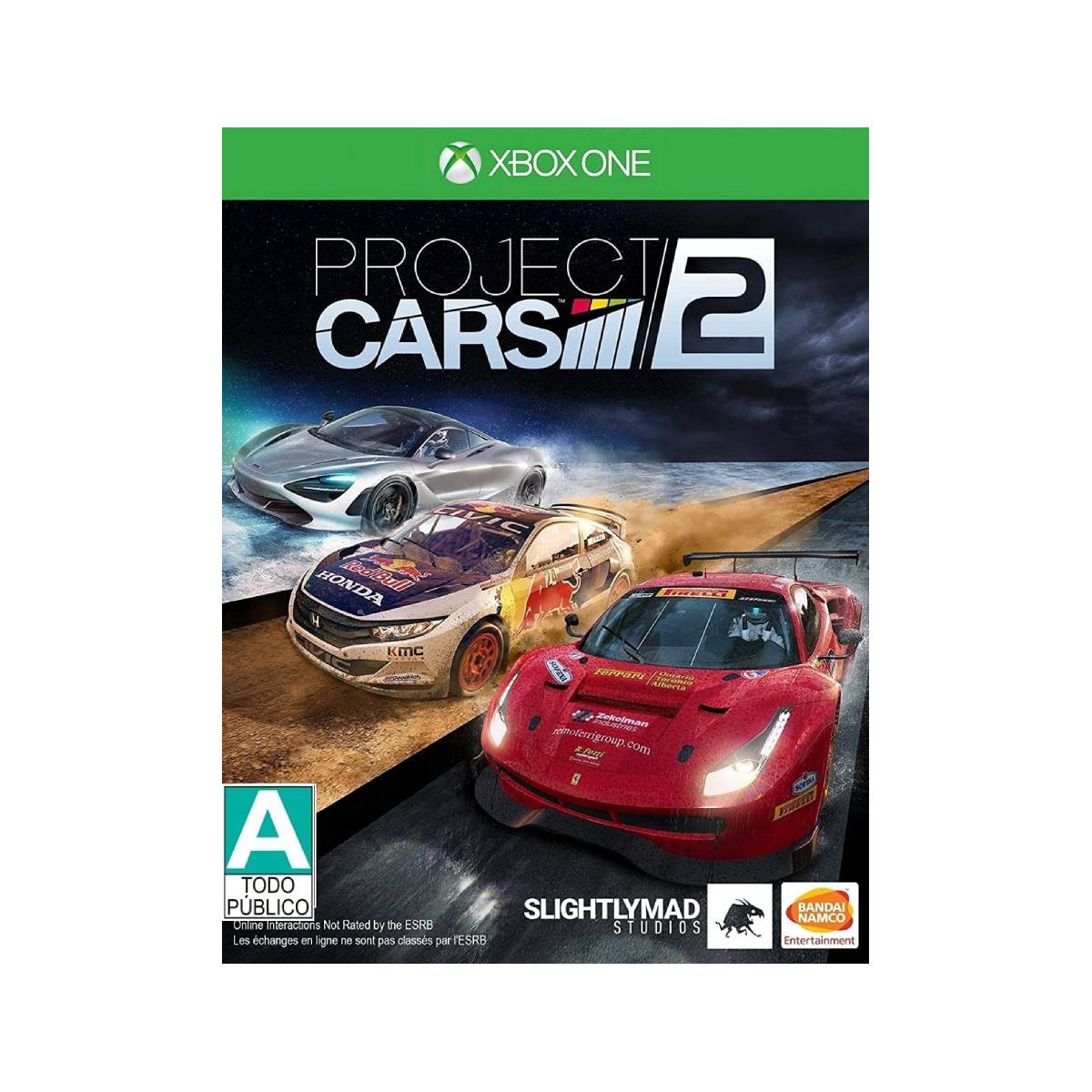 Foto 2 pulgar | Juego Project Cars 2 Compatible con  Xbox One