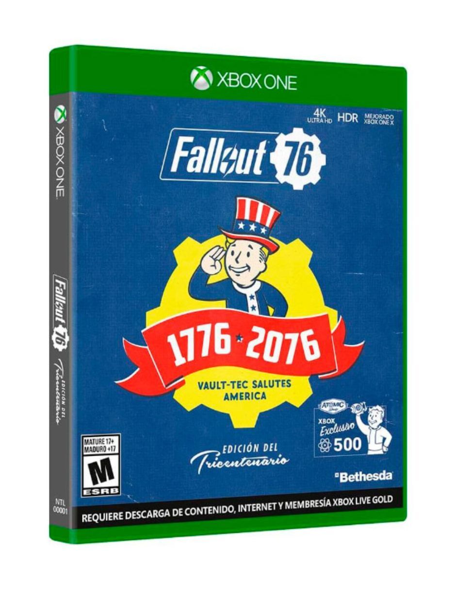 Foto 4 pulgar | Videojuego Fallout 76 Xbox One Tricentennial Edition