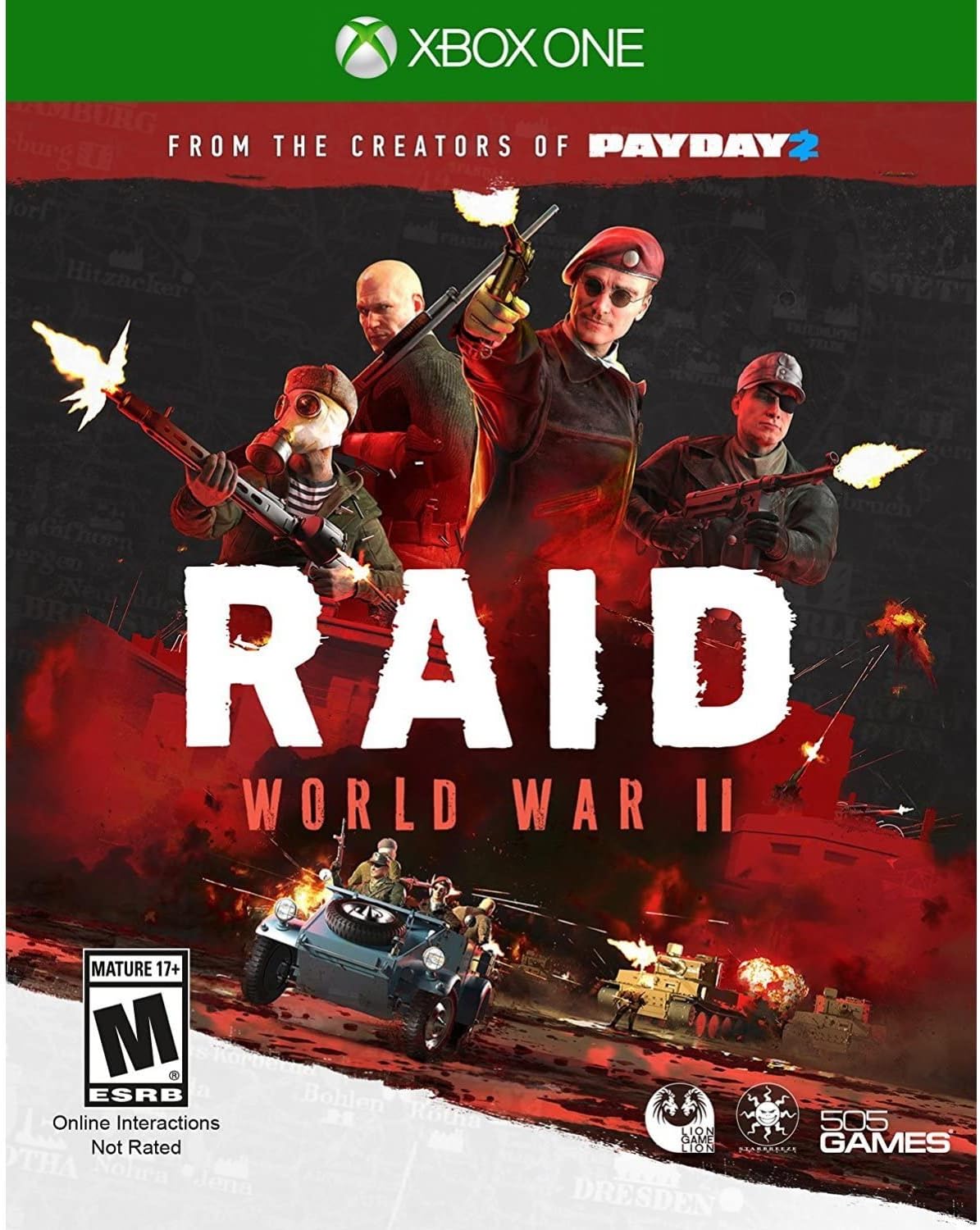 Foto 2 pulgar | Videojuego 505 Games Raid: World War Ii para Xbox One