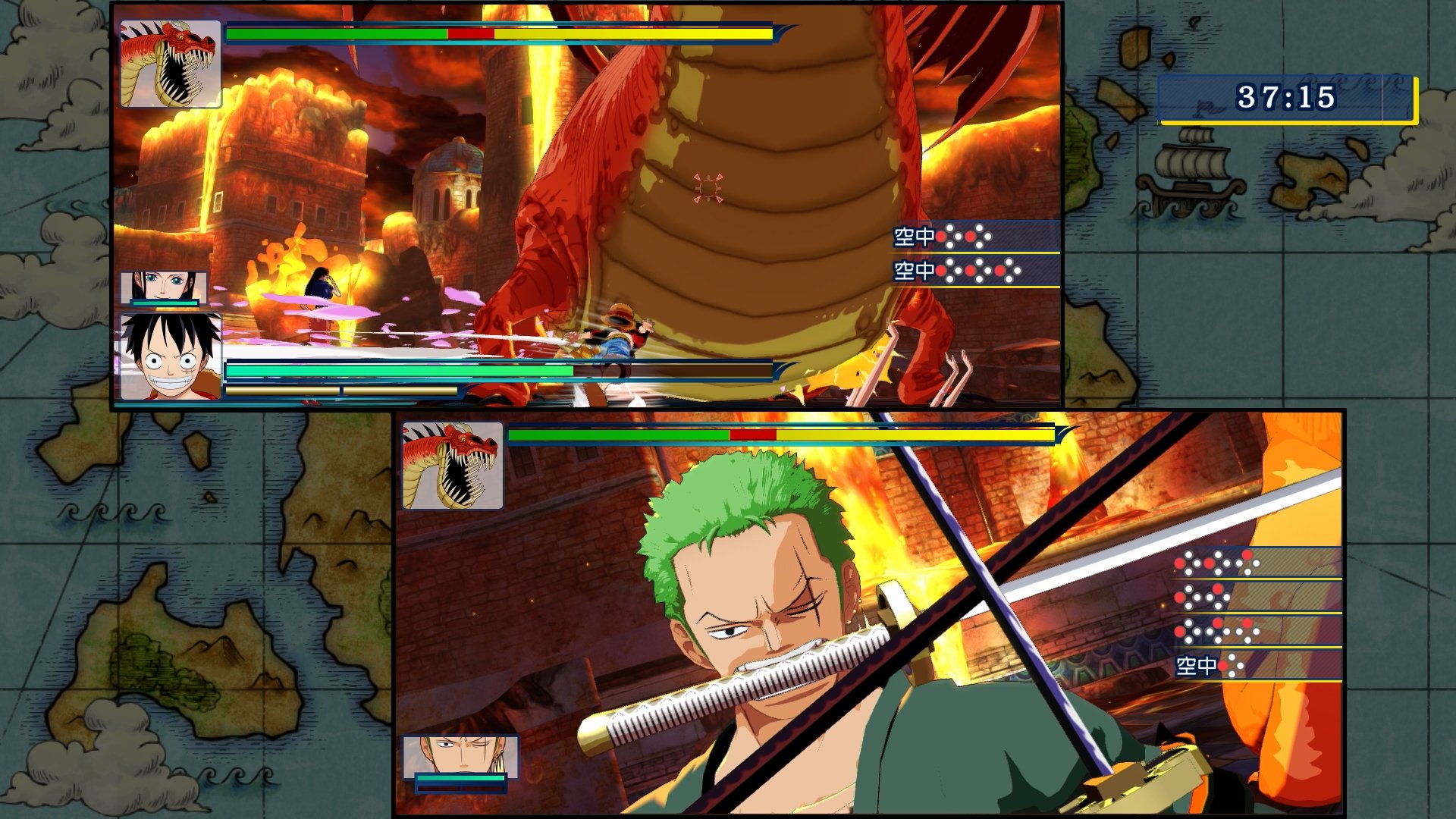 Foto 3 pulgar | Videojuego Bandai Namco One Piece Unlimited World R Deluxe Ed. - Venta Internacional.