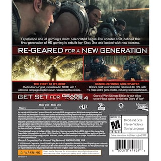Foto 2 | Videojuego Xbox One Gears Of War: Ultimate Edition - Venta Internacional.