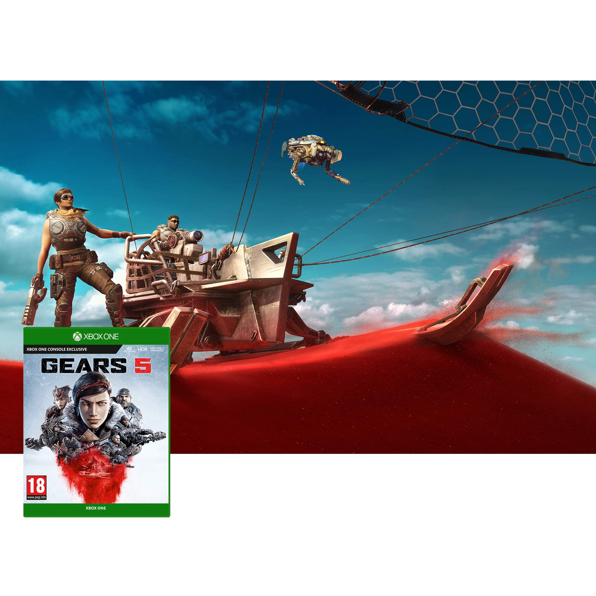 Foto 5 | Consola De Videojuegos Xbox One Gears Of War 5 Pal Eu - Venta Internacional.