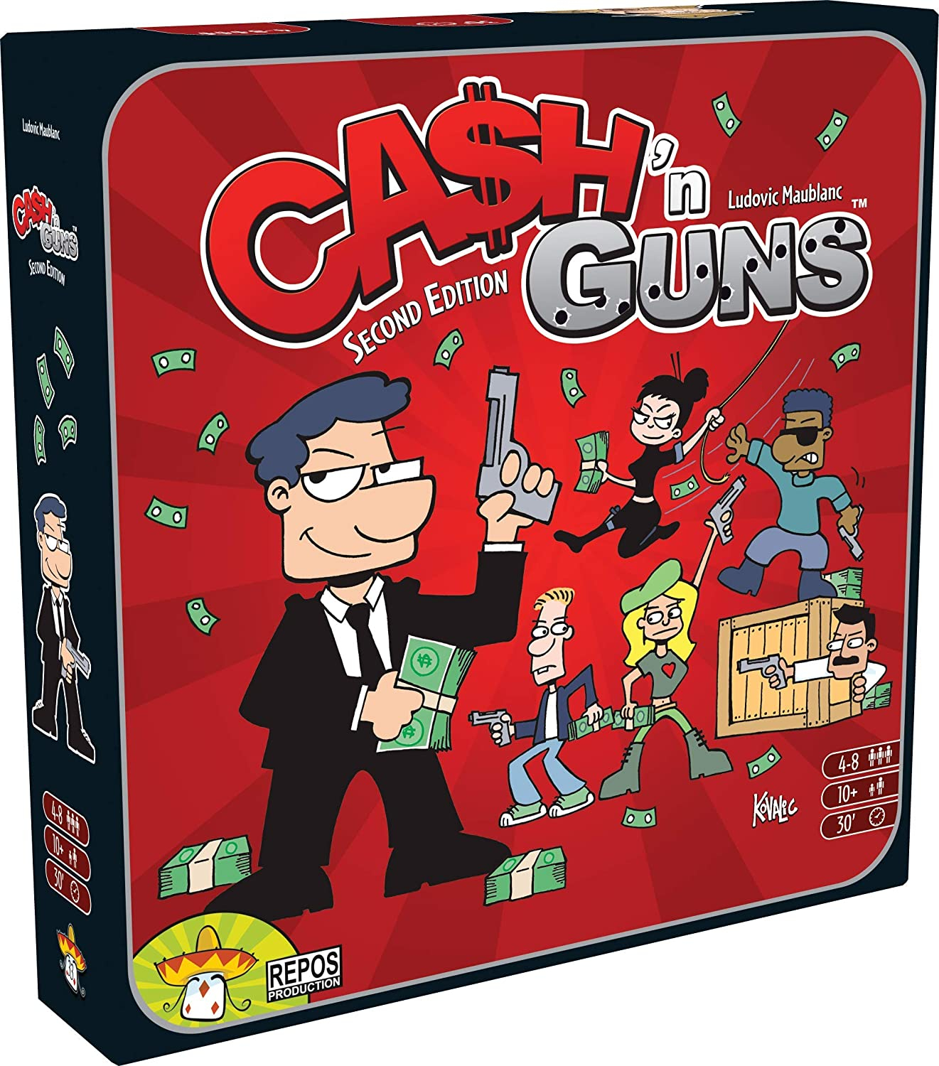 Foto 2 pulgar | Producción De Repositorios De Juegos De Mesa Cash N Guns 2nd Edition - Venta Internacional.