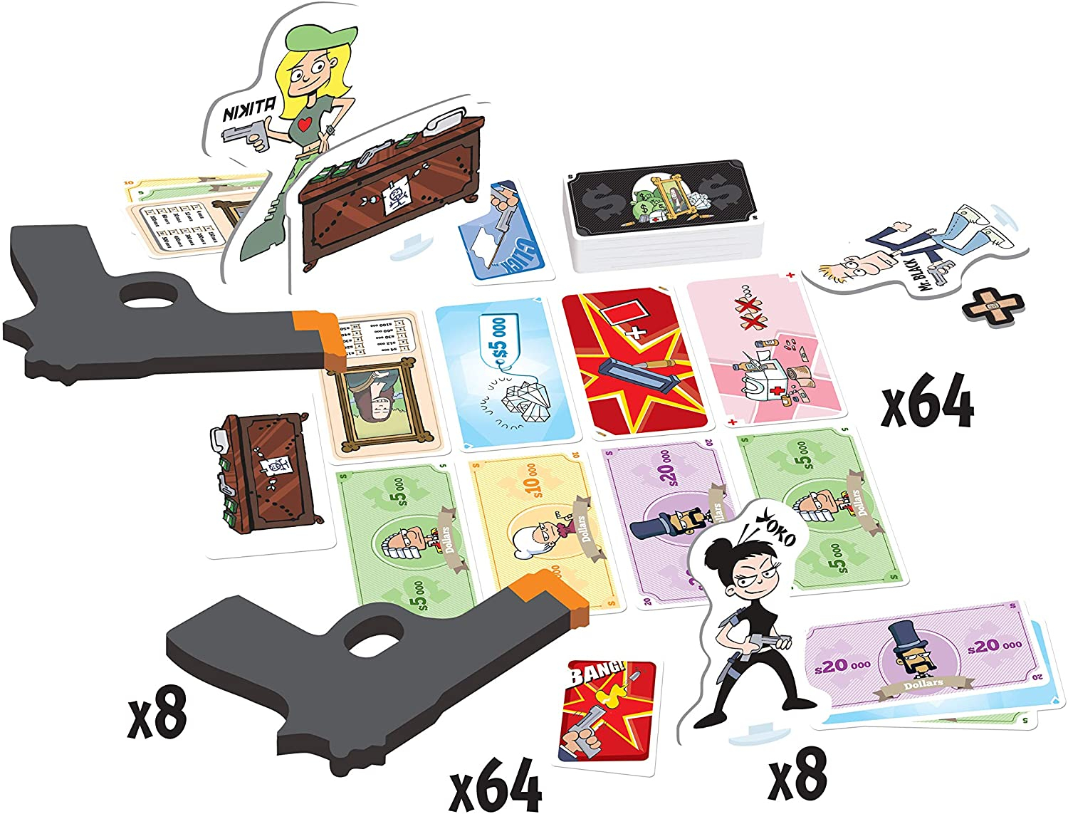 Foto 5 | Producción De Repositorios De Juegos De Mesa Cash N Guns 2nd Edition - Venta Internacional.