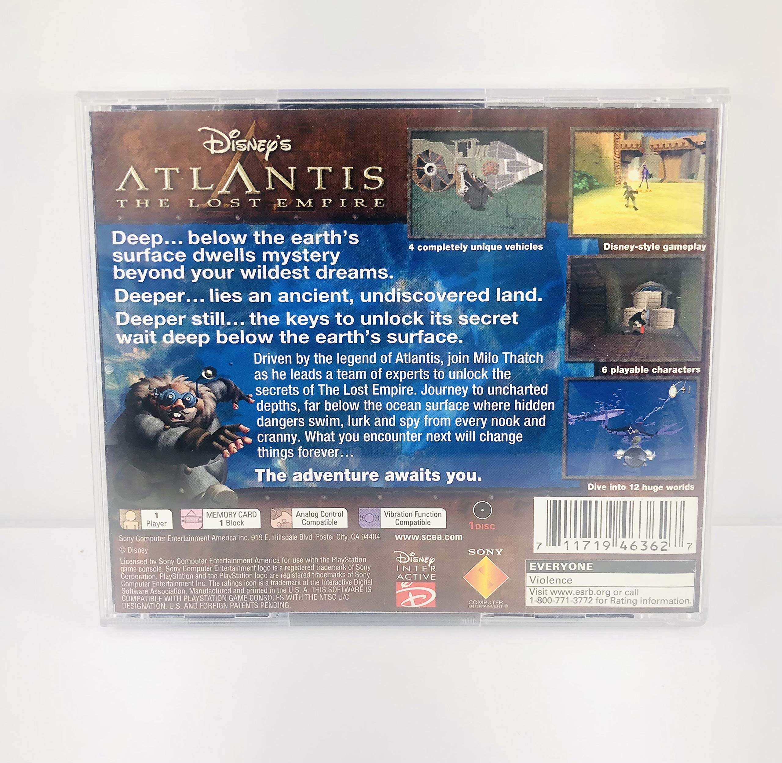 Foto 3 pulgar | Reacondicionado Videojuego Sony Ps1 Walt Disney's Atlantis: The Lost Empire - Venta Internacional.
