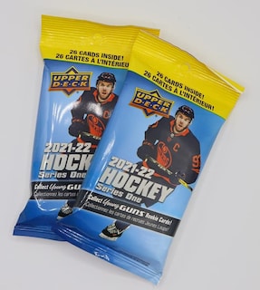 Foto 2 | (2 Paquetes) Paquetes De Grasa De Hockey De La Nhl Upper Deck Serie 1 De La Nhl 2021/22 - Venta Internacional.
