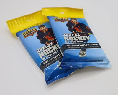 Foto 4 | (2 Paquetes) Paquetes De Grasa De Hockey De La Nhl Upper Deck Serie 1 De La Nhl 2021/22 - Venta Internacional.