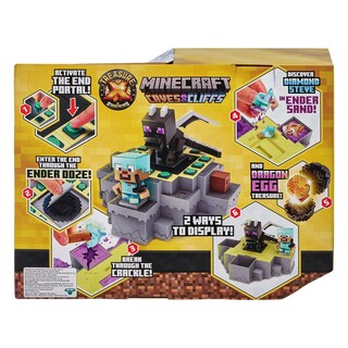 Foto 3 | Toy Akedo Treasure X Minecraft Cuevas Y Acantilados Ender Dragon - Venta Internacional.