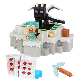 Foto 6 | Toy Akedo Treasure X Minecraft Cuevas Y Acantilados Ender Dragon - Venta Internacional.