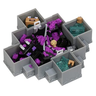Foto 7 | Toy Akedo Treasure X Minecraft Cuevas Y Acantilados Ender Dragon - Venta Internacional.