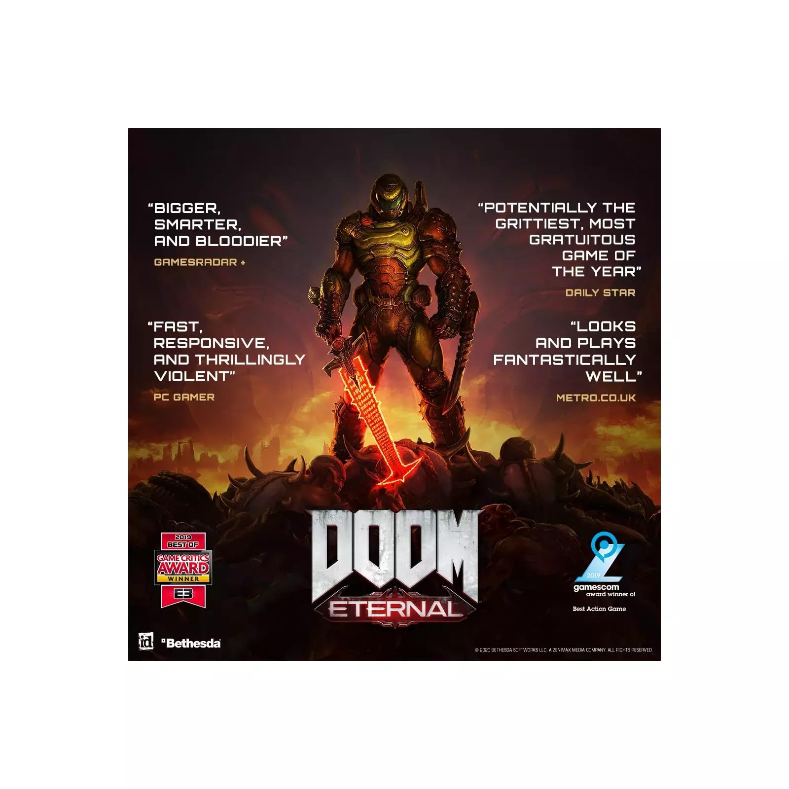 Foto 3 pulgar | Videojuego Bethesda Doom: Eternal Xbox One - Venta Internacional.