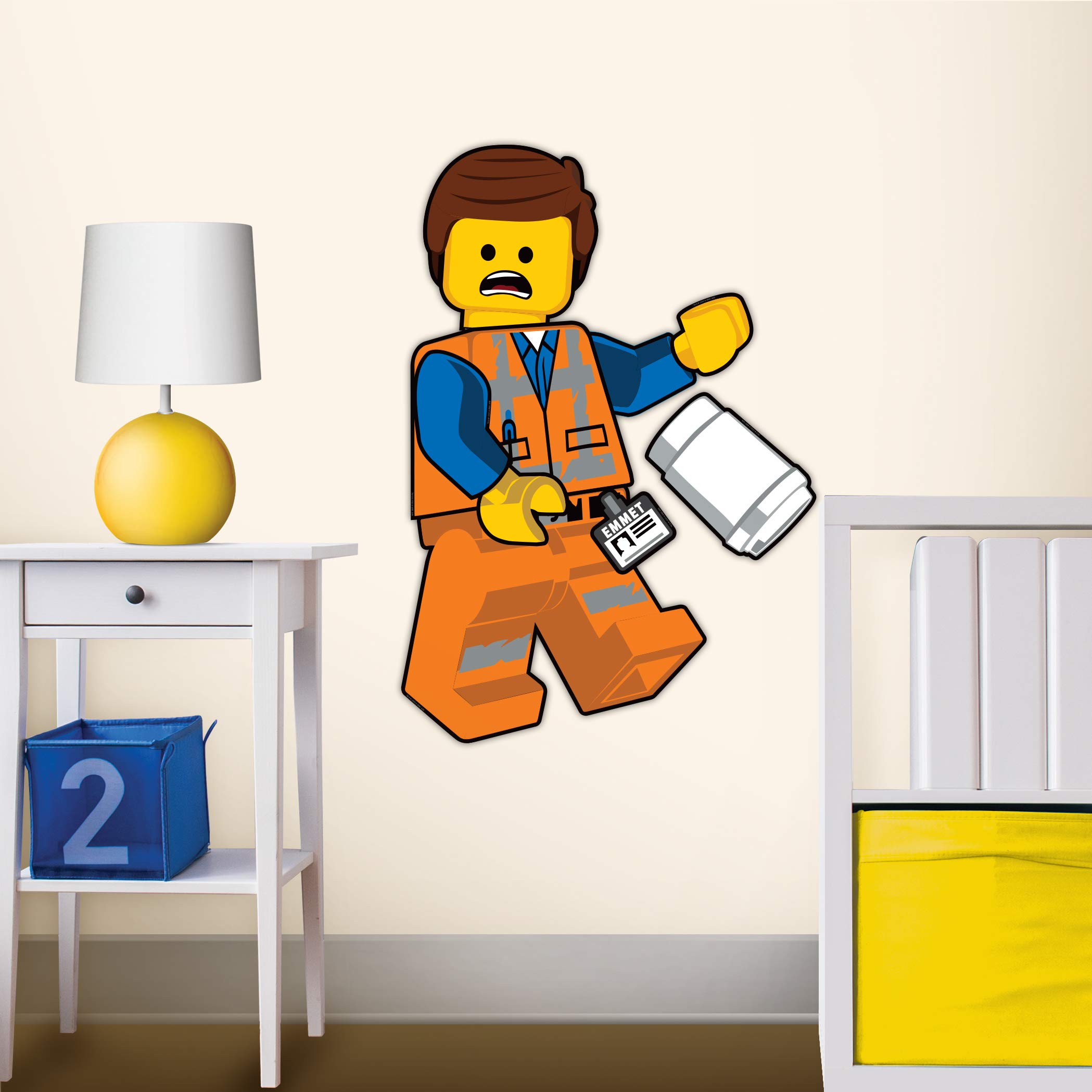 Foto 2 pulgar | Adhesivo De Pared Lego The Movie 2 Emmet Staticker  14 X 18 Cm  11 Unidades - Venta Internacional.
