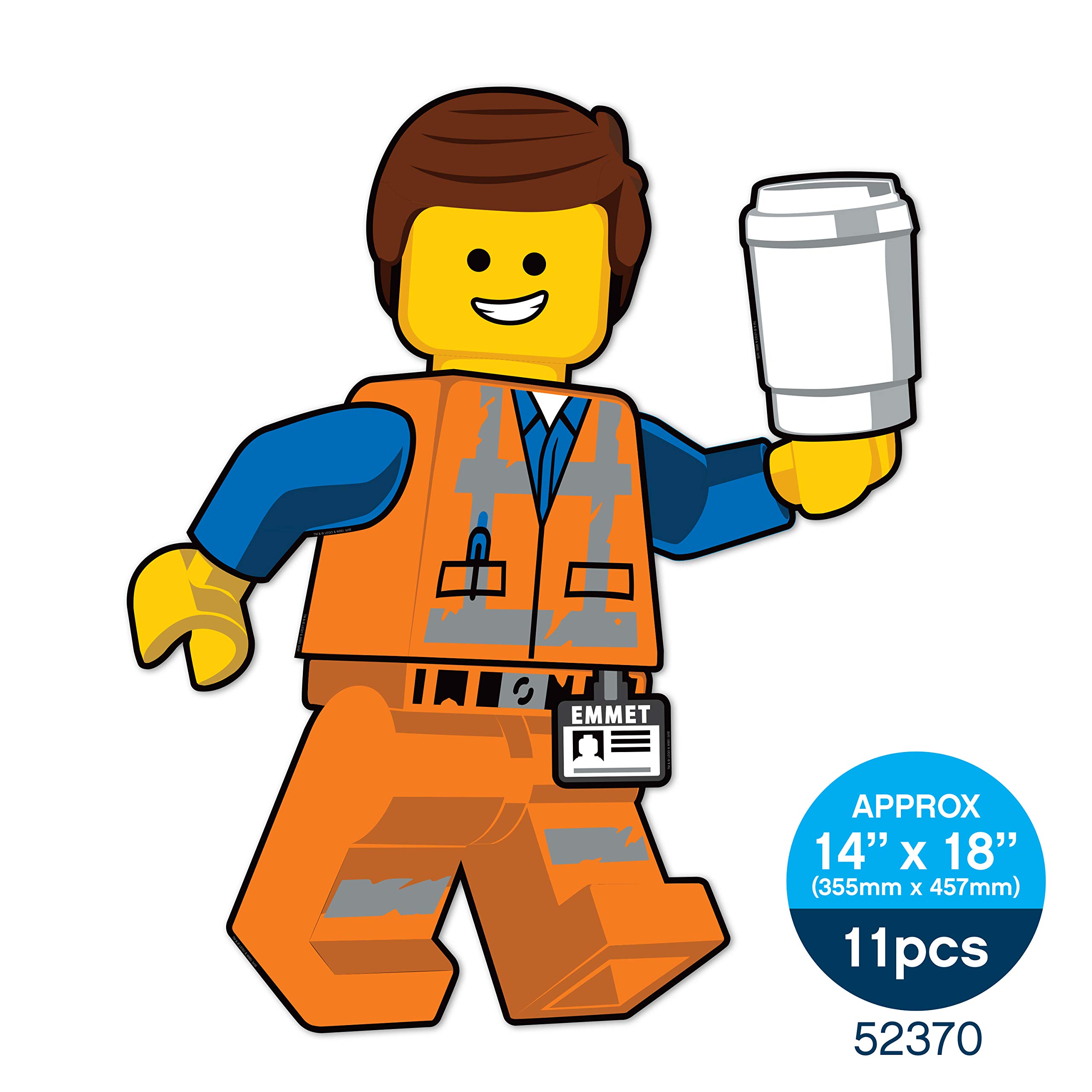 Foto 6 pulgar | Adhesivo De Pared Lego The Movie 2 Emmet Staticker  14 X 18 Cm  11 Unidades - Venta Internacional.