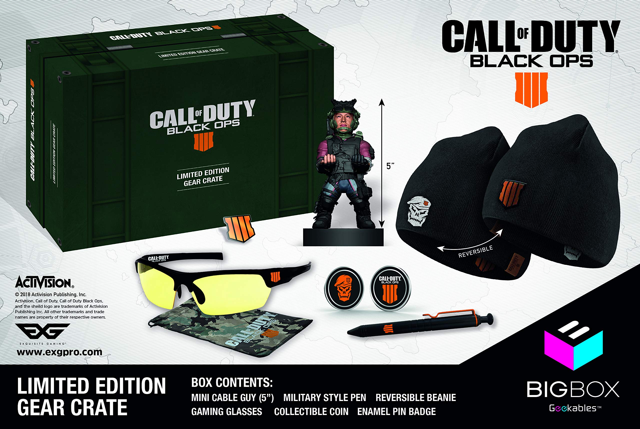Foto 2 pulgar | Big Box Exquisite Gaming Call Of Duty Black Ops Iv - Venta Internacional.