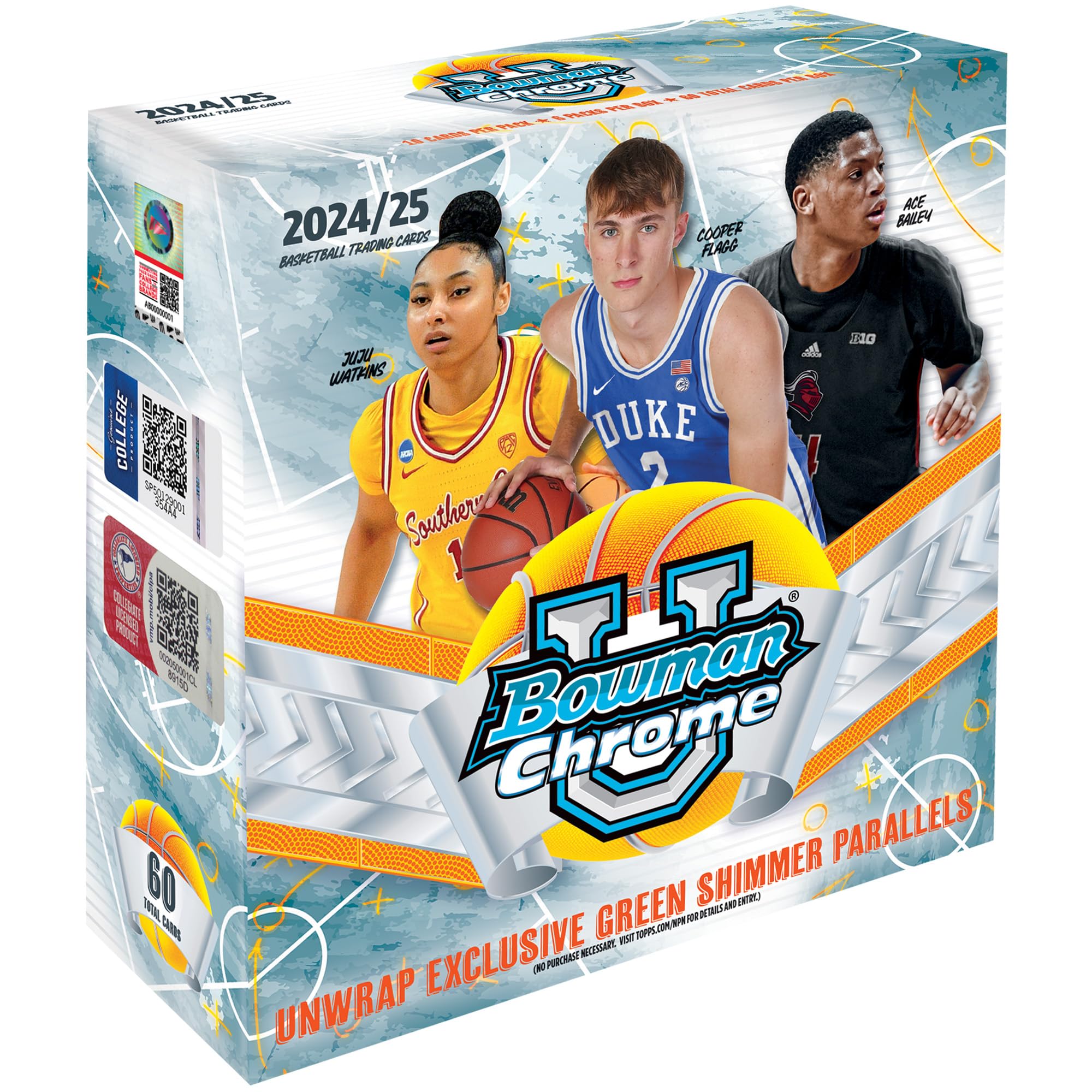 Tarjetas Coleccionables De Baloncesto Topps Bowman U Chrome 2024-25 - Venta Internacional.