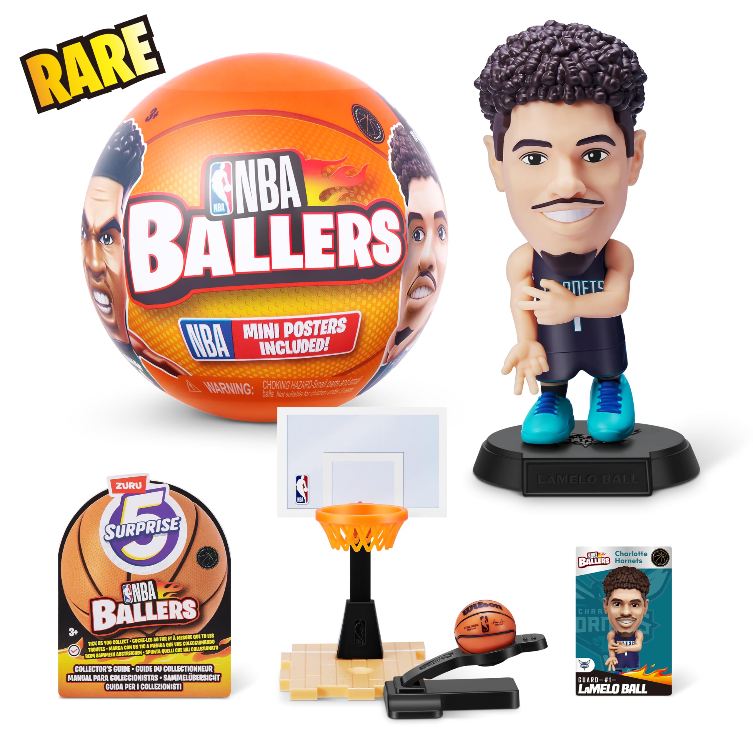 Foto 4 pulgar | Figura De Cápsula Toy Mystery, 5 Jugadores Sorpresa De La Nba, Serie 1 - Venta Internacional.