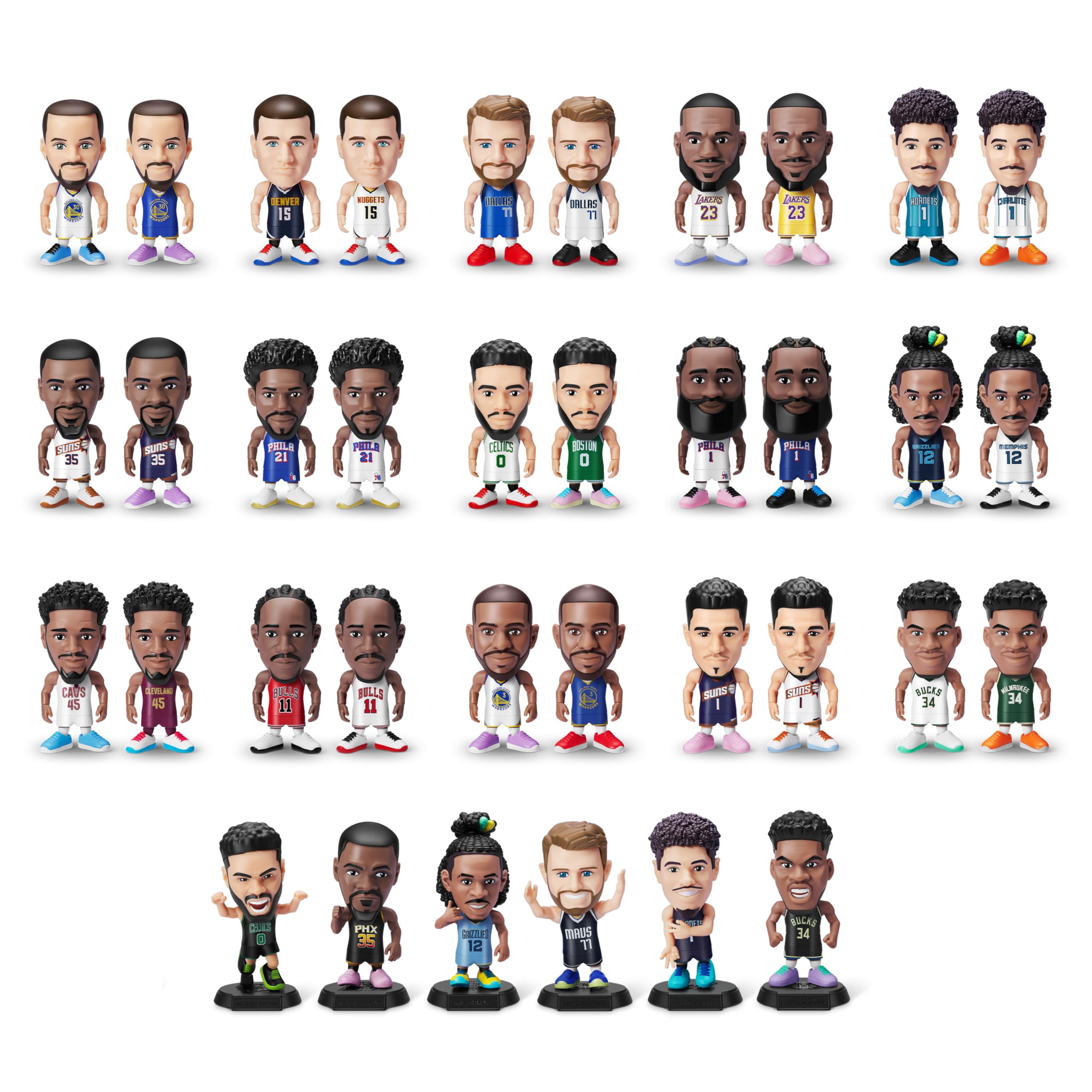Foto 7 pulgar | Figura De Cápsula Toy Mystery, 5 Jugadores Sorpresa De La Nba, Serie 1 - Venta Internacional.