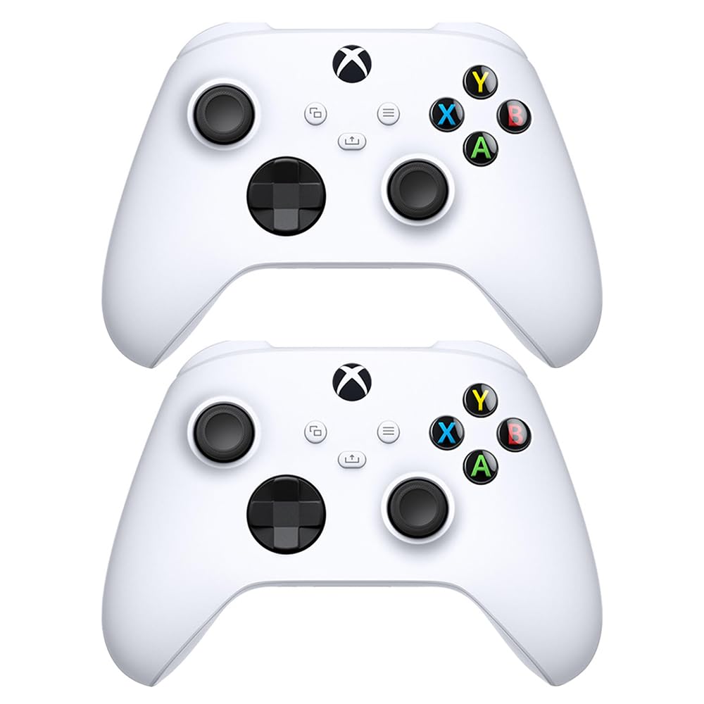 Controlador Inalámbrico Microsoft Qas-00007 Robot White, Paquete De 2 - Venta Internacional.