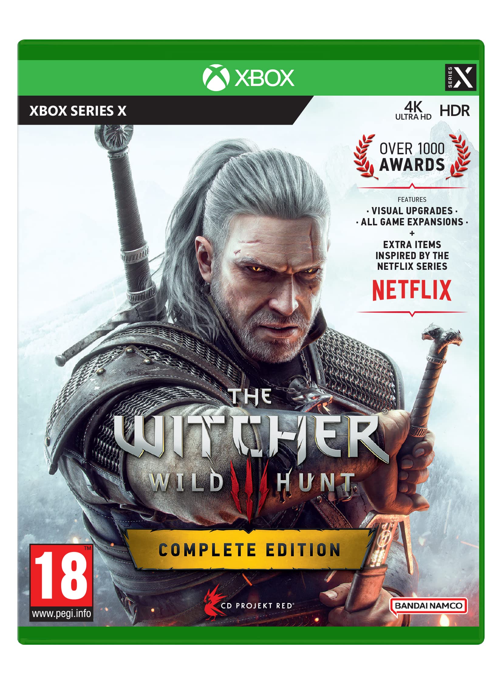 Foto 2 pulgar | Videojuego Bandai Namco The Witcher 3: Wild Hunt Xbox Series X - Venta Internacional.