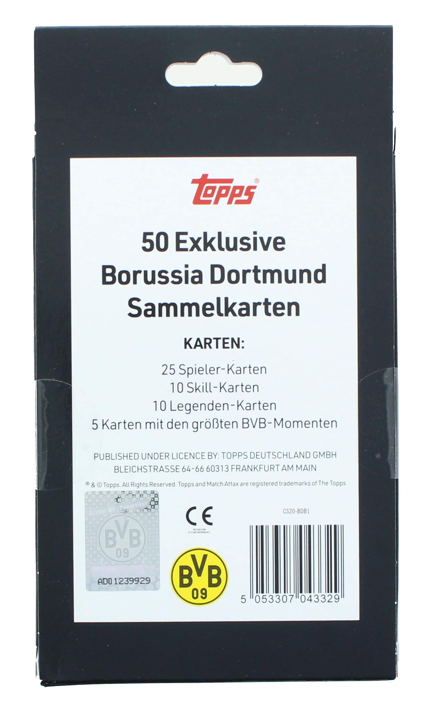 Foto 5 pulgar | Set Trading Cards Topps 2020 X Bvb Borussia Dortmund Team - Venta Internacional.