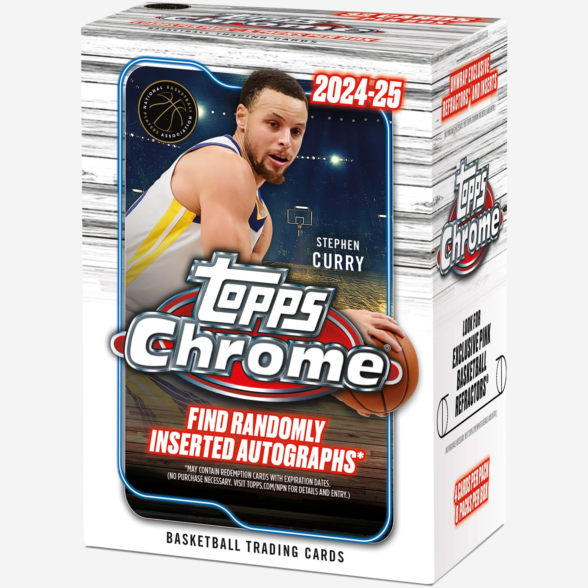 Foto 1 | Cartas De Baloncesto Topps Chrome 2024-25  Caja De Valor Sellada - Venta Internacional.