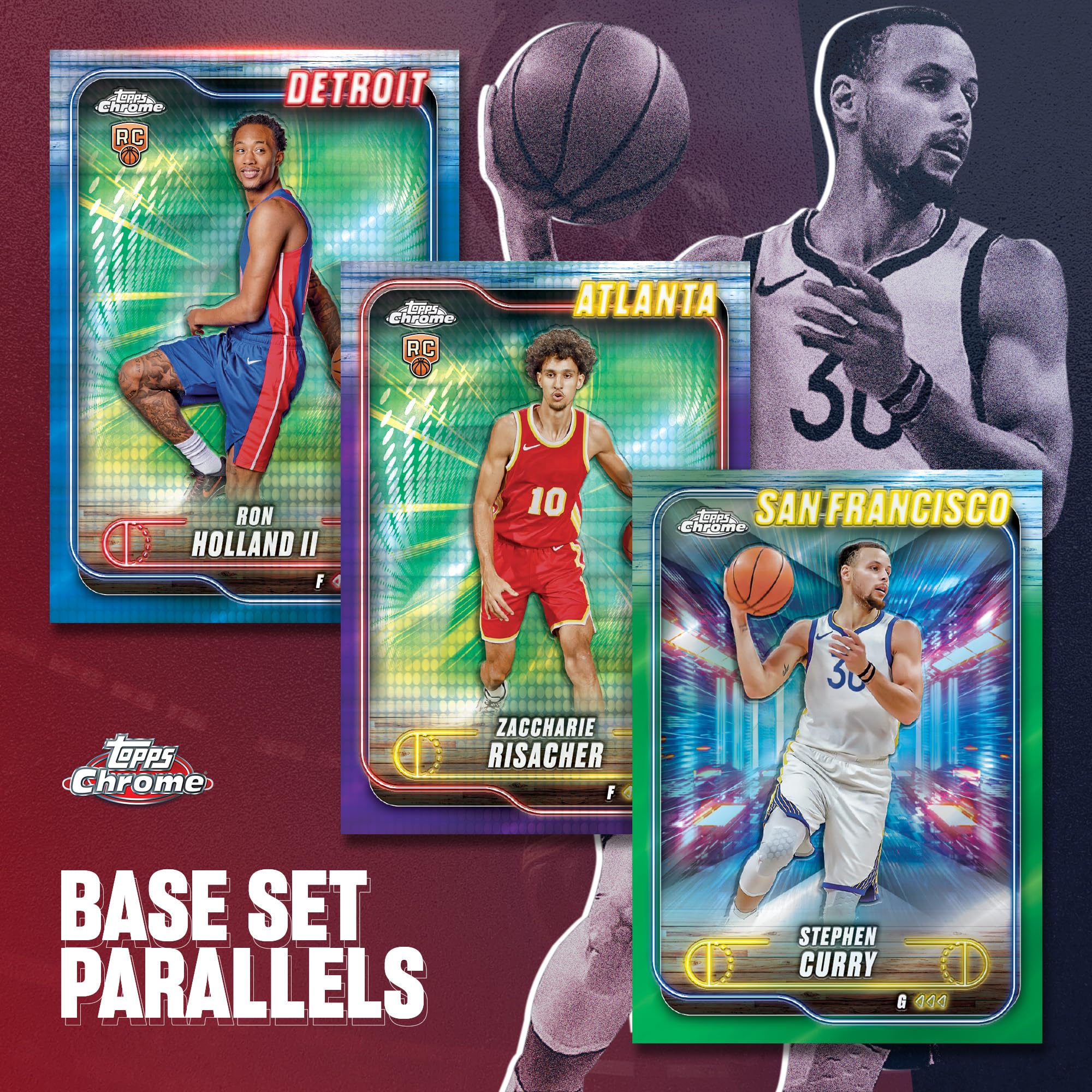 Foto 4 | Cartas De Baloncesto Topps Chrome 2024-25  Caja De Valor Sellada - Venta Internacional.