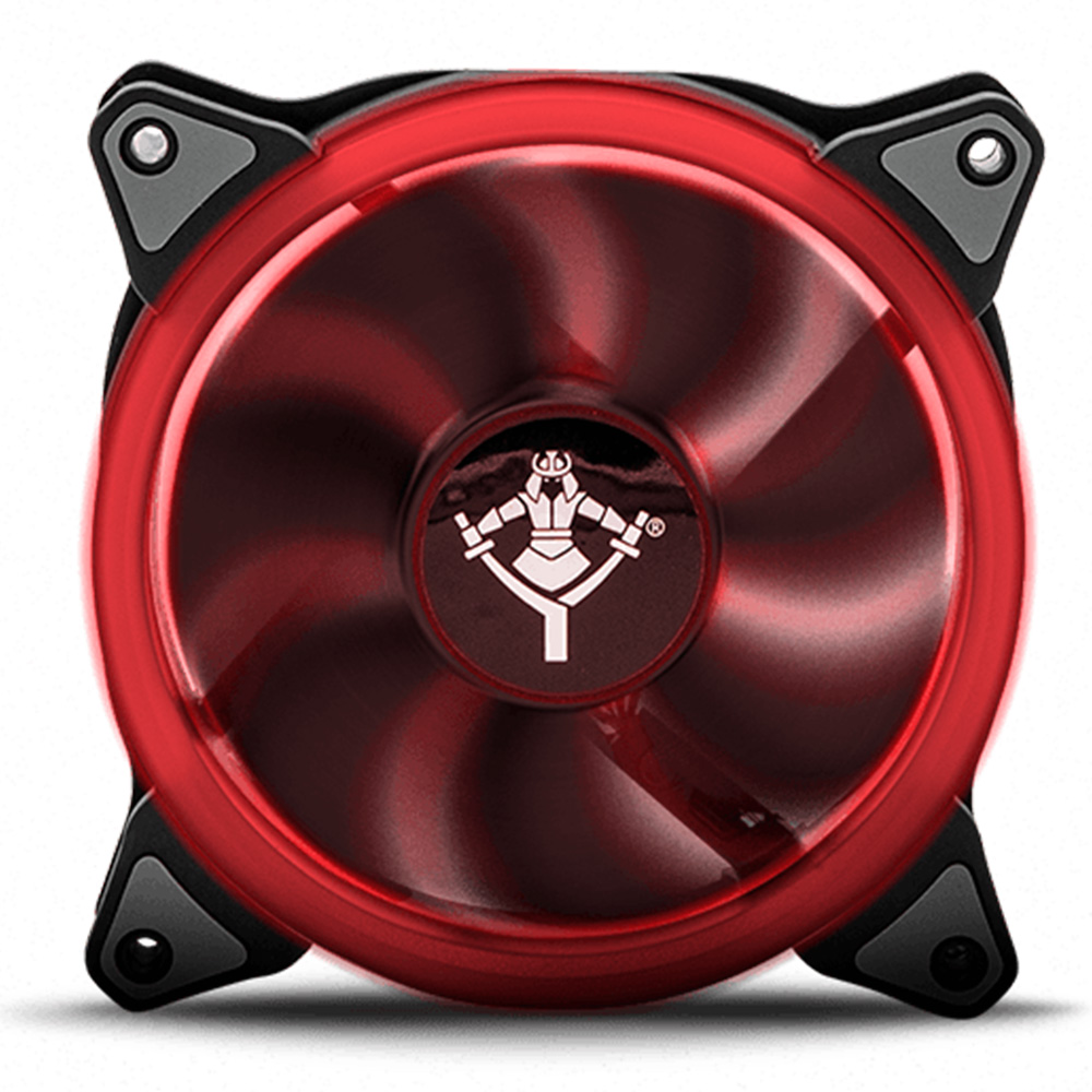 Foto 3 pulgar | Ventilador Gamer Yeyian Led color Rojo Yct-050720r Typhoon, 120mm 3pzas