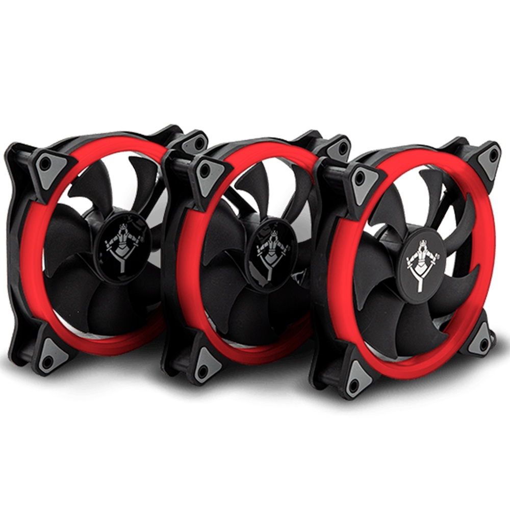 Foto 4 pulgar | Ventilador Gamer Yeyian Led color Rojo Yct-050720r Typhoon, 120mm 3pzas