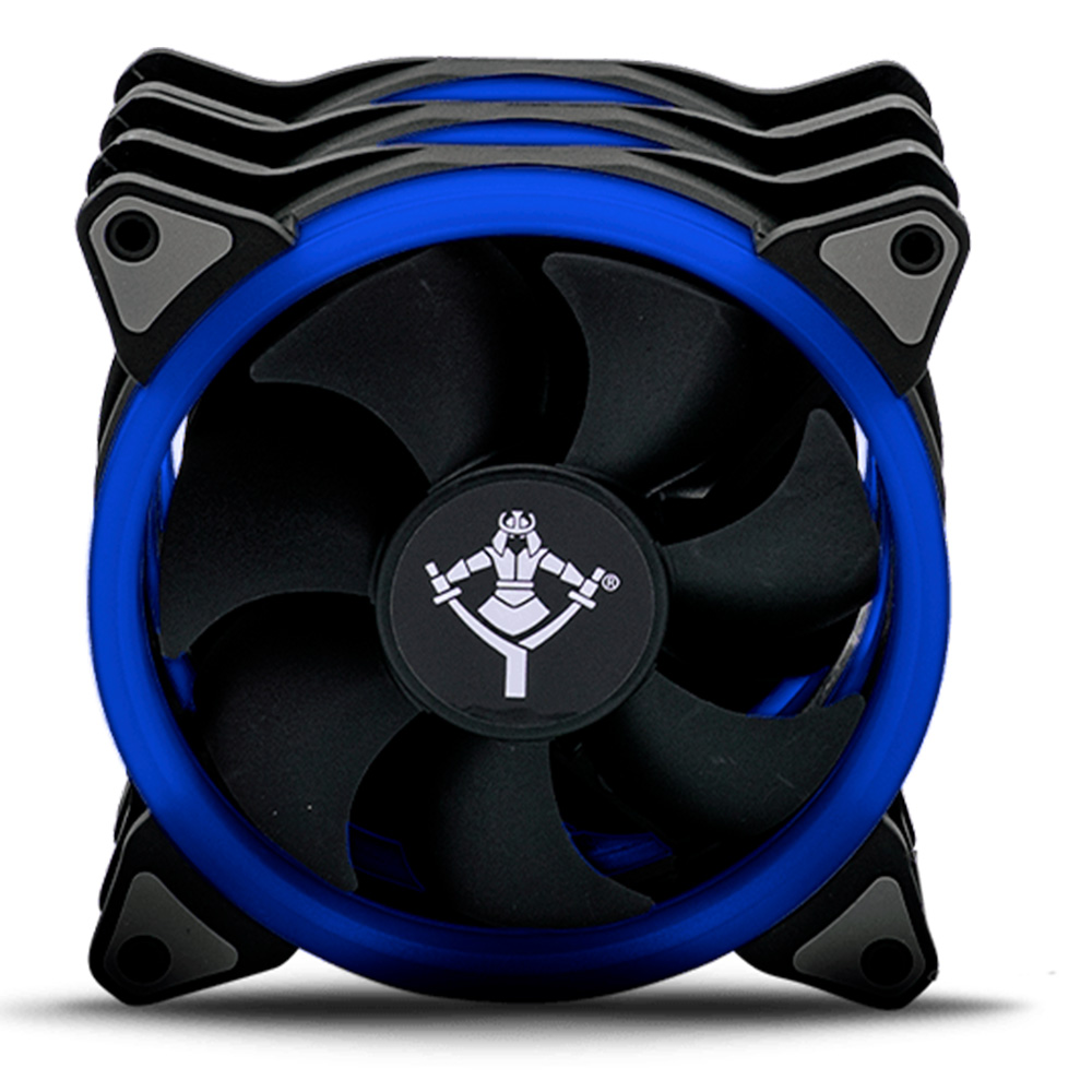 Foto 5 pulgar | Ventilador Gamer Yeyian Led color Azul Yct-050720b Typhoon, 120mm 3pzas