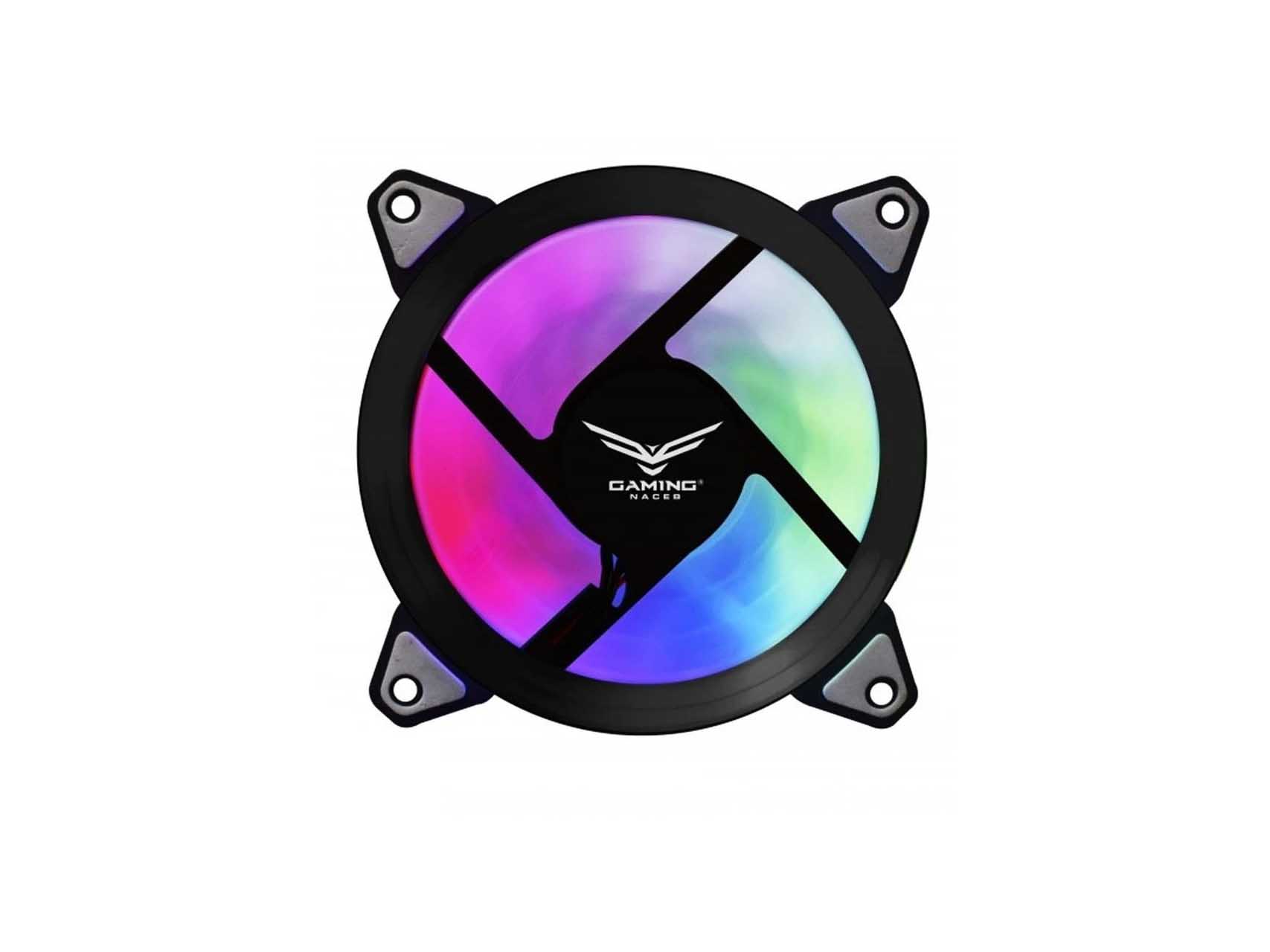 Ventilador Naceb Technology Na-0922 color Negro Cepheus Rgb 120 mm 1200rpm