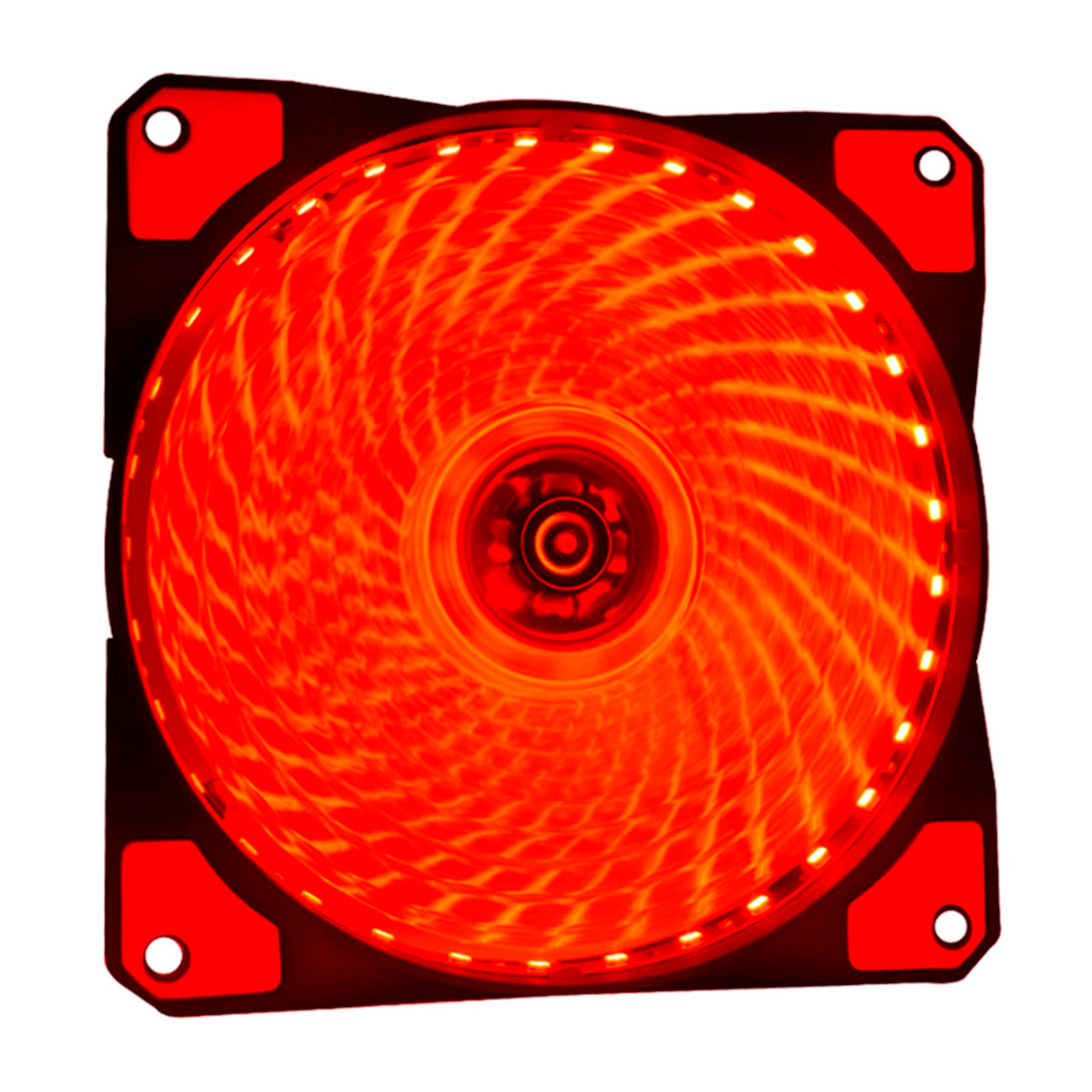 Foto 3 pulgar | Ventilador Gamer Naceb Na-0919r color Rojo de 12 V 120 mm Led Rojo