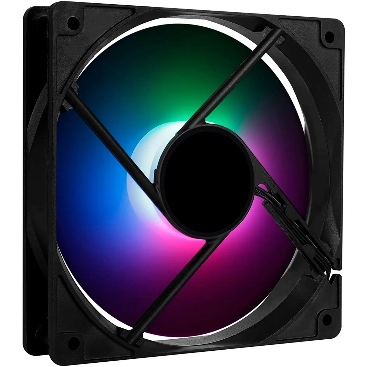 Foto 1 | Ventilador Gamer Aerocool Frost 12 Rgb 12cm 3pines color Negro