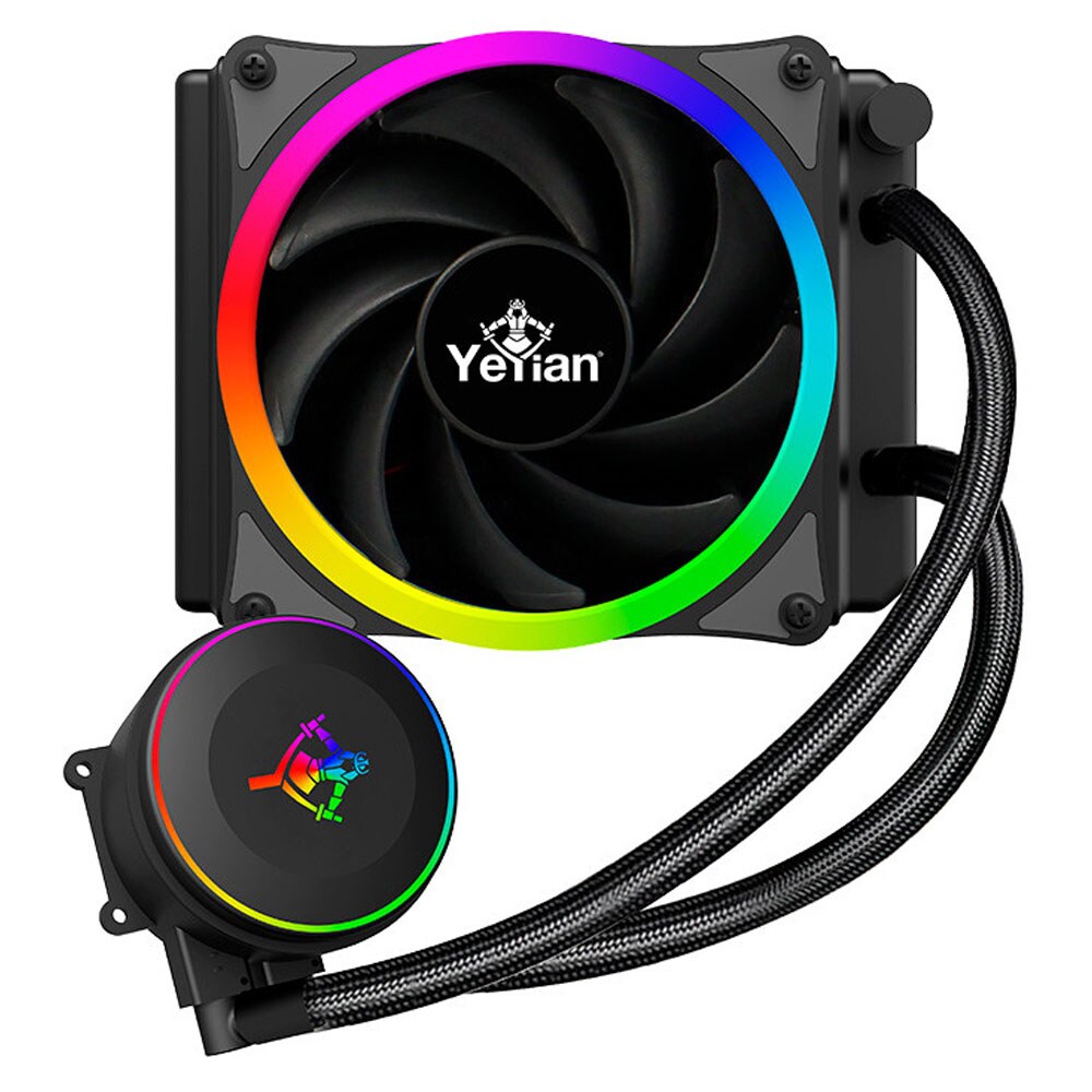 Sistema de Enfriamiento Liquido Vatn 1200 Yeyian Wc1200 color Negro $1,499