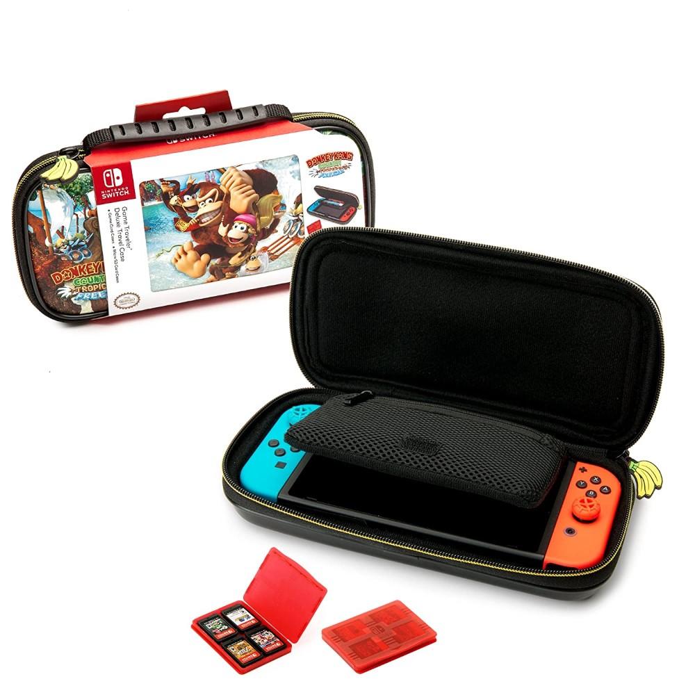 Foto 3 pulgar | Estuche Viaje Rígido Hori Multicolor Donkey Kong Nintendo Switch S001