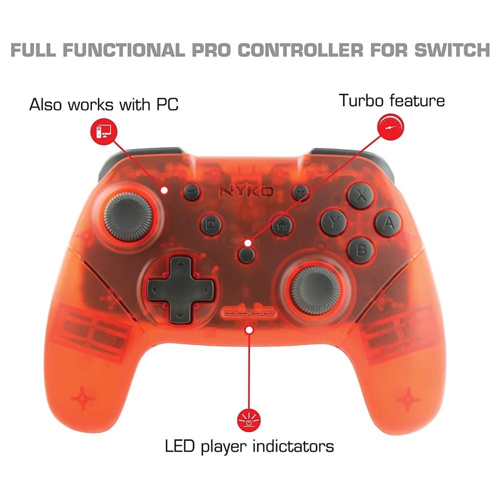 Foto 4 pulgar | Control Nyko color Rojo Inalámbrico para Nintendo Switch S001