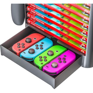 Foto 2 | Torre de Almacenamiento Compatible con Nintendo Switch 1 y Oled para Estuches de Videojuego