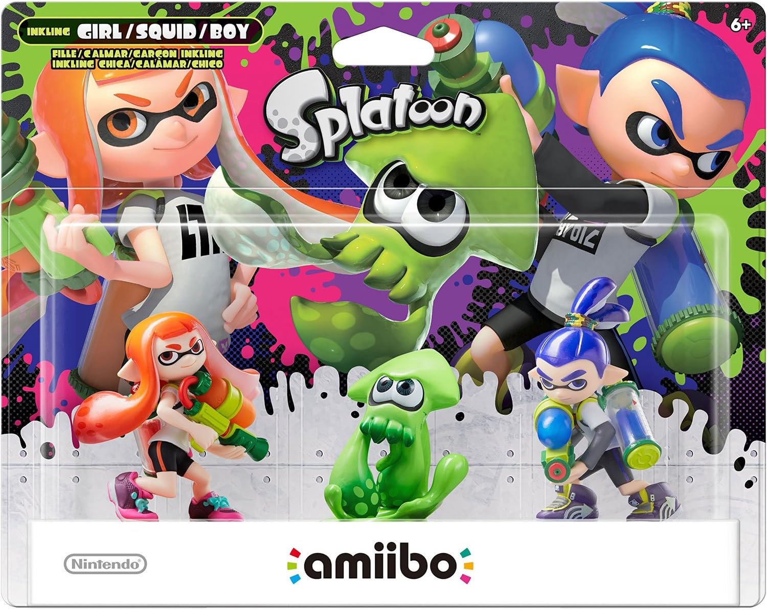 Foto 2 pulgar | Amiibo Splatoon - 3 Pack -