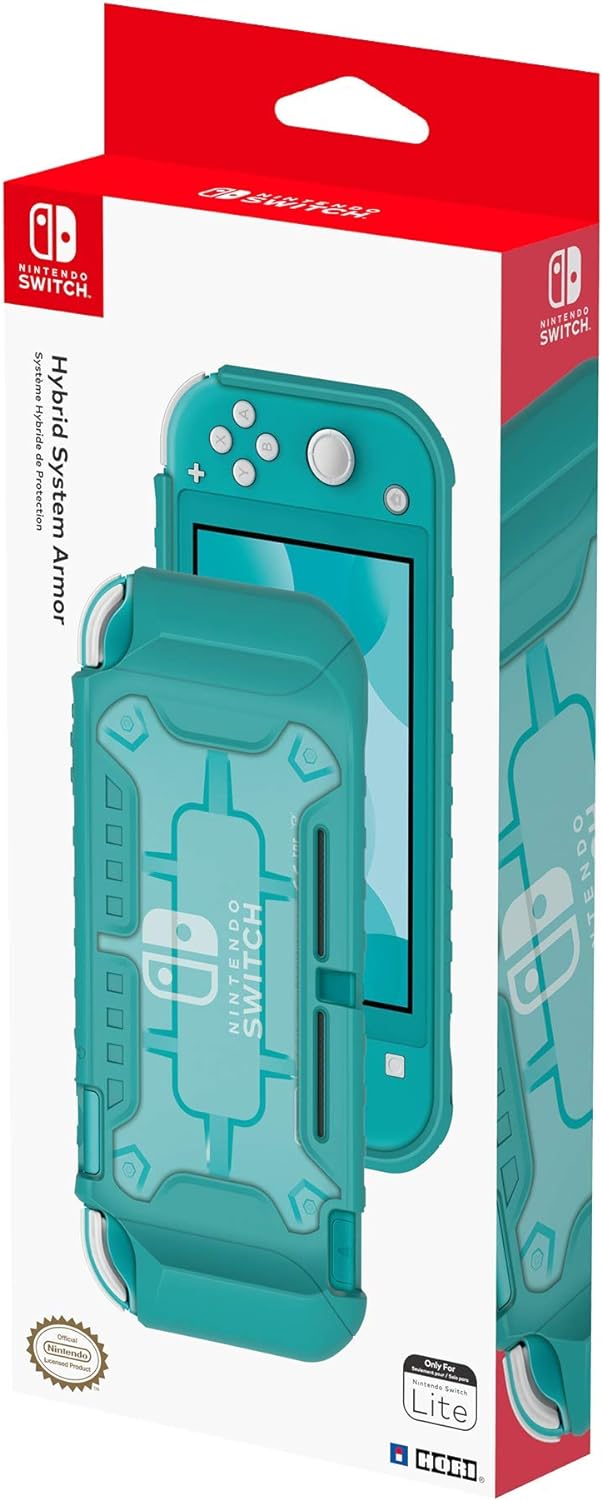 Case Hybrid System Armor Turquoise (hori) para ninten switch Nsw Lite