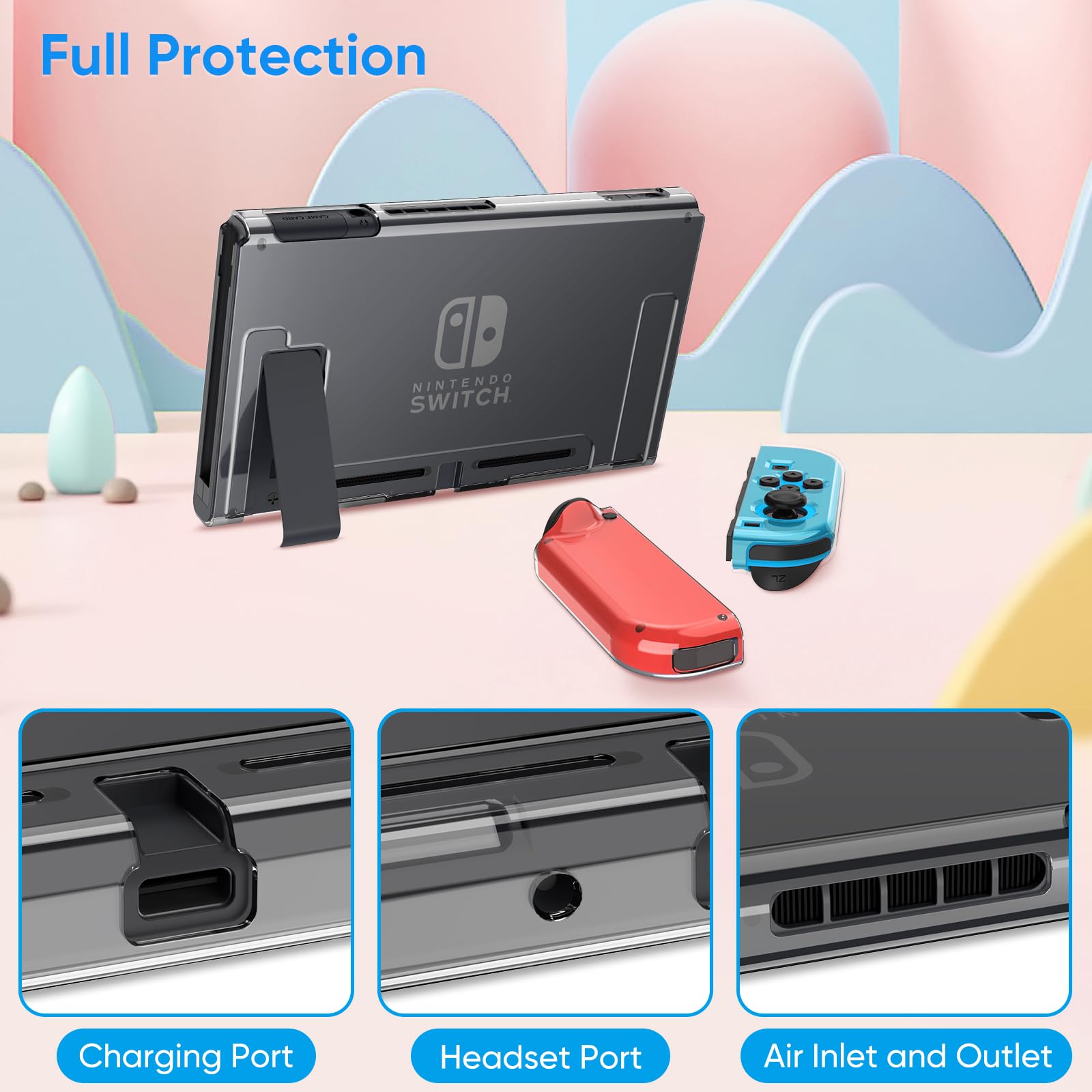 Foto 6 pulgar | Paquete De Accesorios Fintie Nintendo Switch 10 En 1 Con Funda Y Más - Venta Internacional.