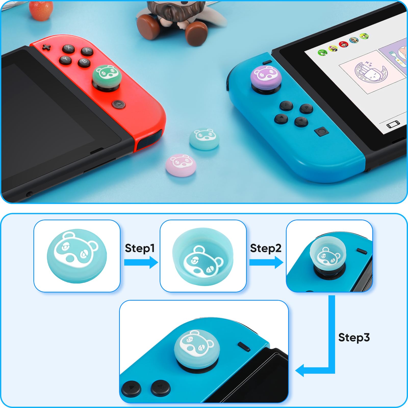 Foto 7 pulgar | Paquete De Accesorios Fintie Nintendo Switch 10 En 1 Con Funda Y Más - Venta Internacional.