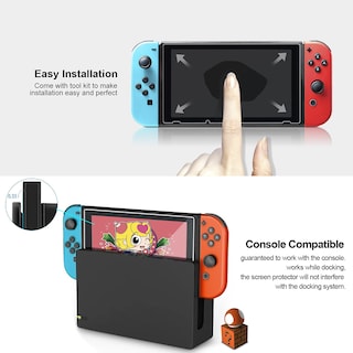 Foto 4 | Protector De Pantalla Ivoler De Cristal Templado Para Nintendo Switch - Venta Internacional.