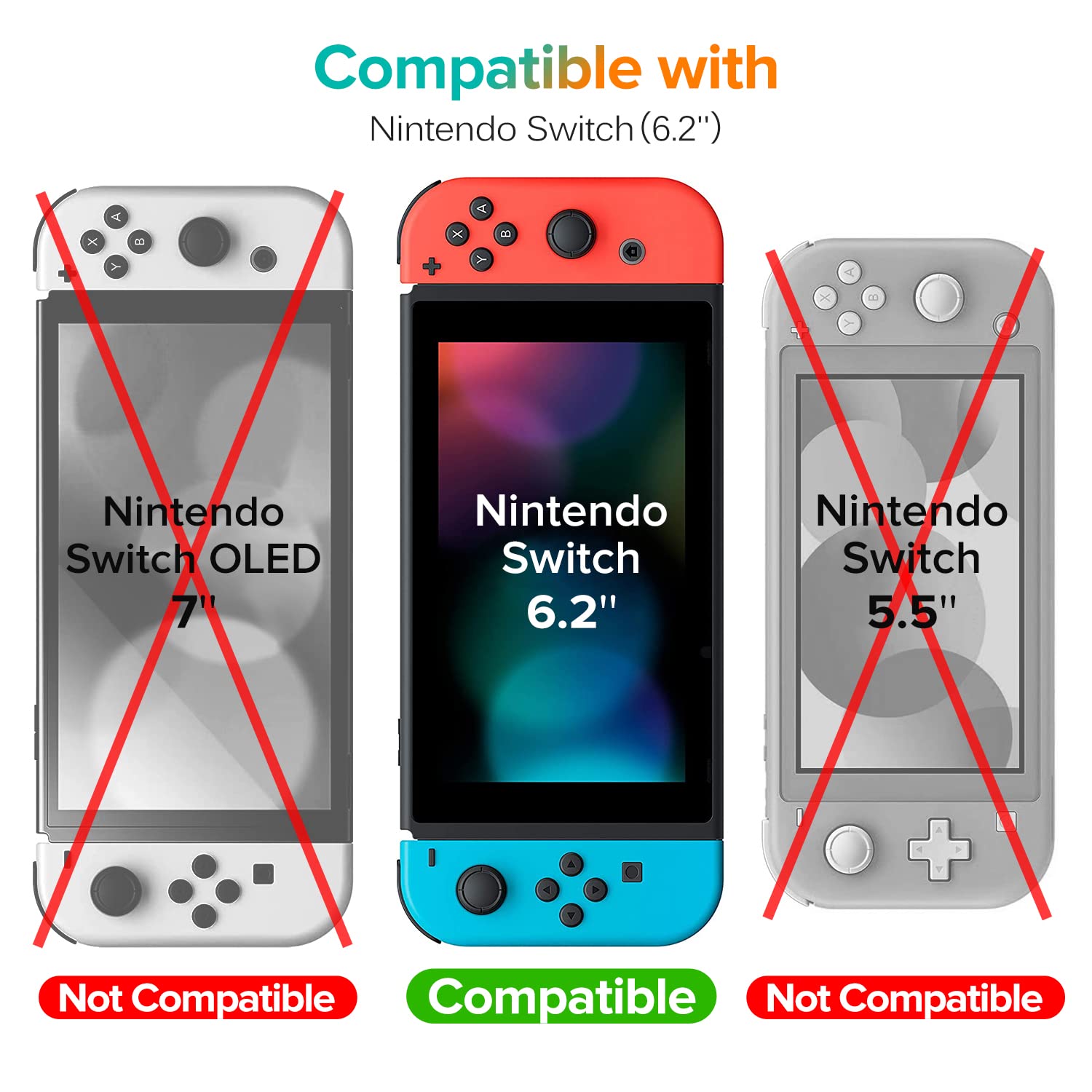 Foto 7 | Protector De Pantalla Ivoler De Cristal Templado Para Nintendo Switch - Venta Internacional.