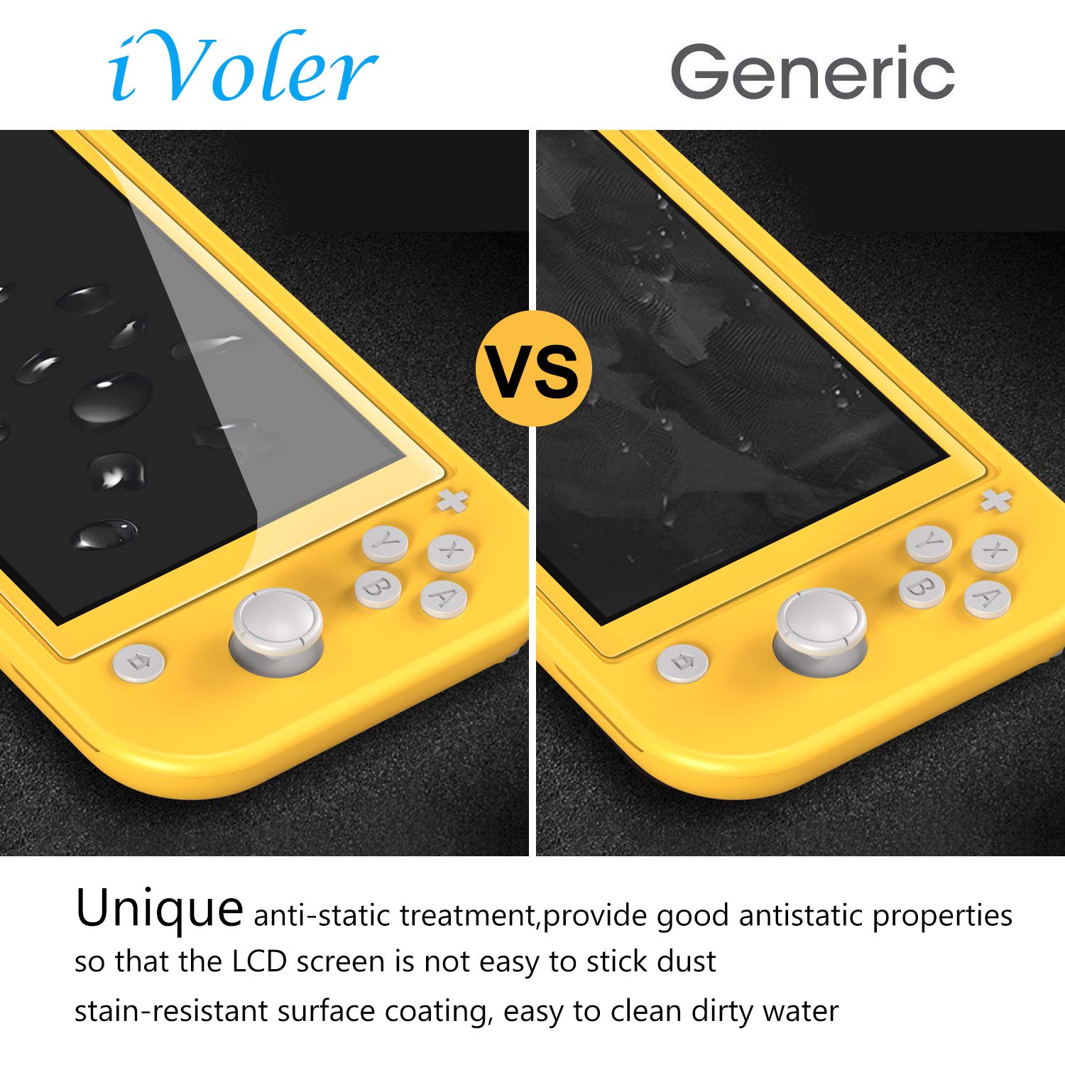 Foto 6 | Protector De Pantalla Ivoler De Cristal Templado Para Nintendo Switch Lite - Venta Internacional.