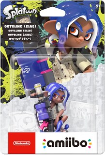 Foto 1 | Octoling Blue Splatoon Nintendo Amiibo