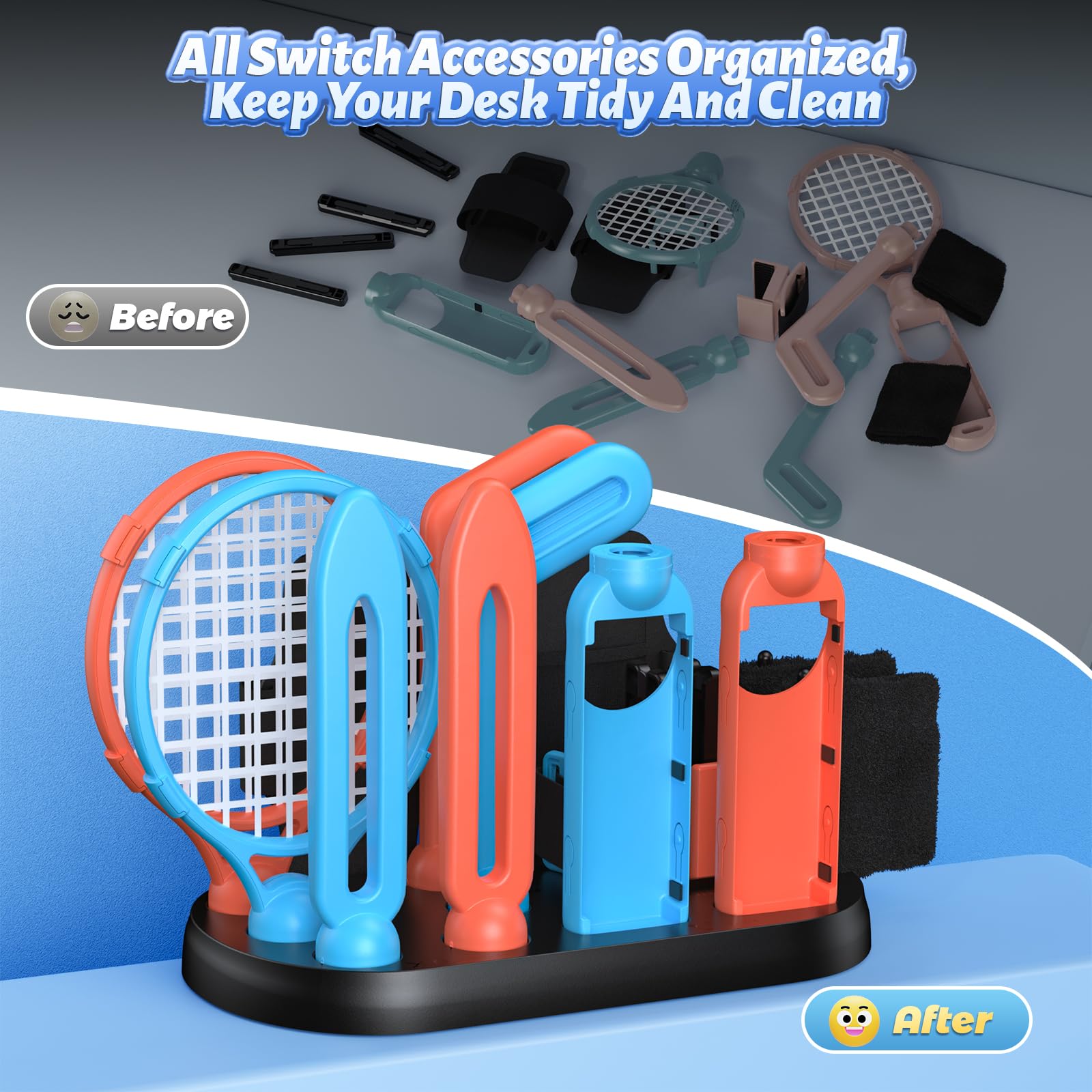 Foto 3 | [accesorio] Paquete Deportivo Fastsnail Para Nintendo Switch 2/switch 1/oled - Venta Internacional.