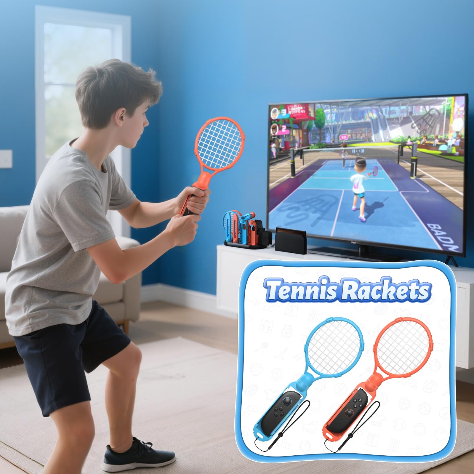 Foto 5 | [accesorio] Paquete Deportivo Fastsnail Para Nintendo Switch 2/switch 1/oled - Venta Internacional.