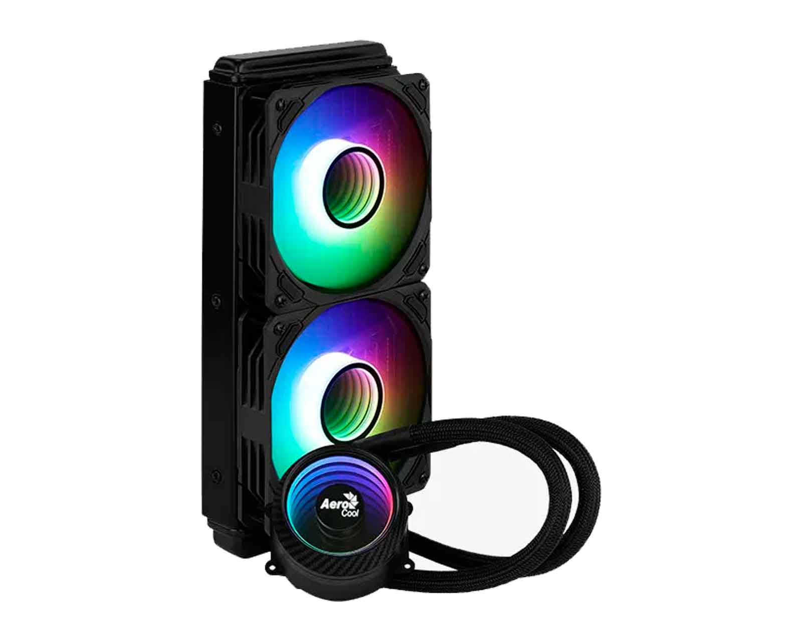 Foto 2 pulgar | Enfriamiento Aerocool Mirage L240 RGB Negro Amd Intel Bomba 2300 Rpm