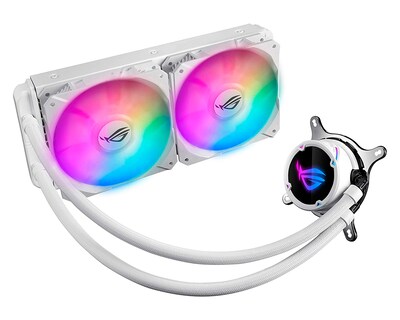 Foto 1 | Enfriamiento Liquido Asus Rog Strix Lc240 Rgb color Blanco 2x120mm Intel/amd