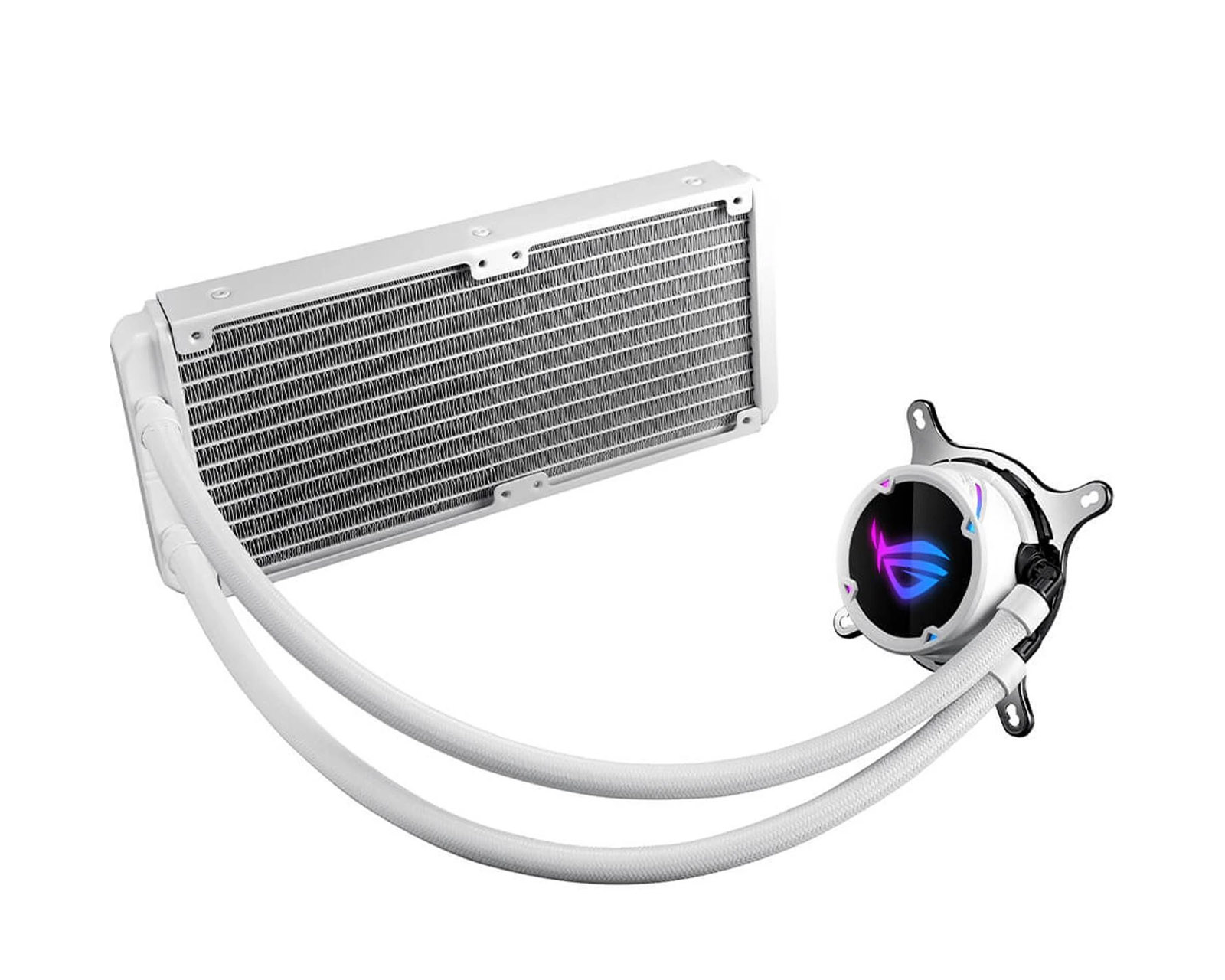 Foto 3 pulgar | Enfriamiento Liquido Asus Rog Strix Lc240 Rgb color Blanco 2x120mm Intel/amd